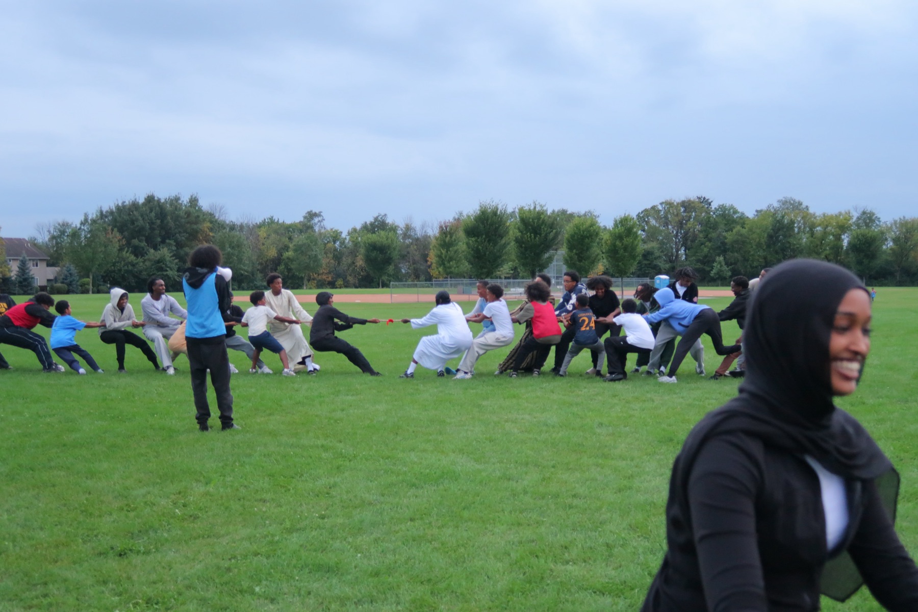 Youth leader speaking at a Community Circles event